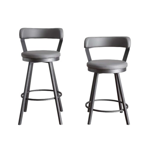 Cortez Swivel Stools - Grey